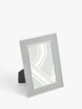 John Lewis Enamel & Metallic Edge Photo Frame, Grey/Silver
