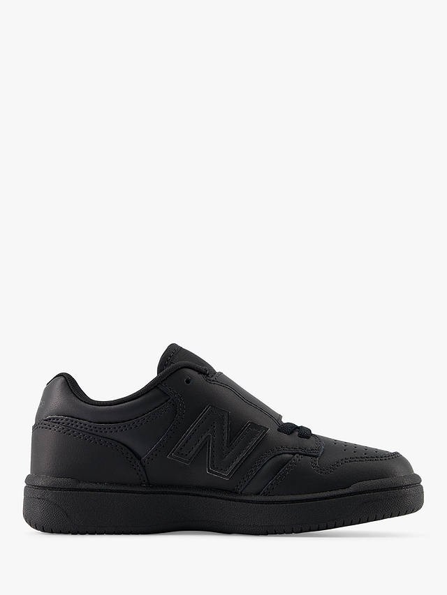New Balance Kids' 480 Bungee Lace Trainers, Black