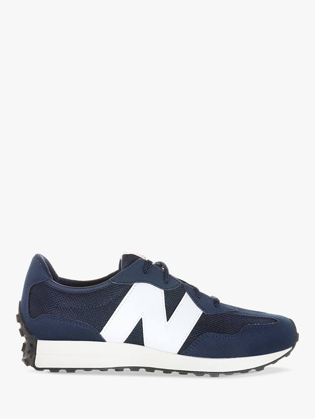 New Balance Kids' 327 Lace Up Trainers, Navy