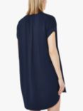 Whistles Gathered Shoulder Mina Shirt Dress, Navy, Navy