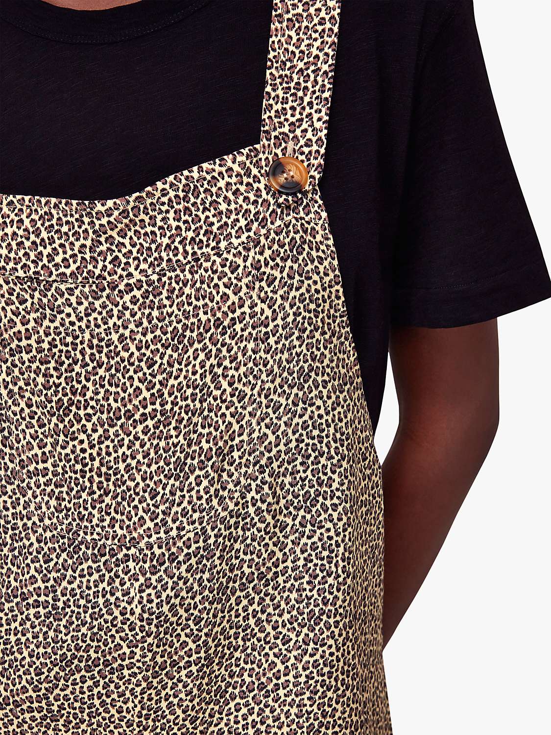Buy Whistles Rita Dashed Leopard Jumpsuit, Brown Online at johnlewis.com