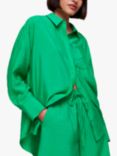 Whistles Nicola Long Sleeve Shirt, Green