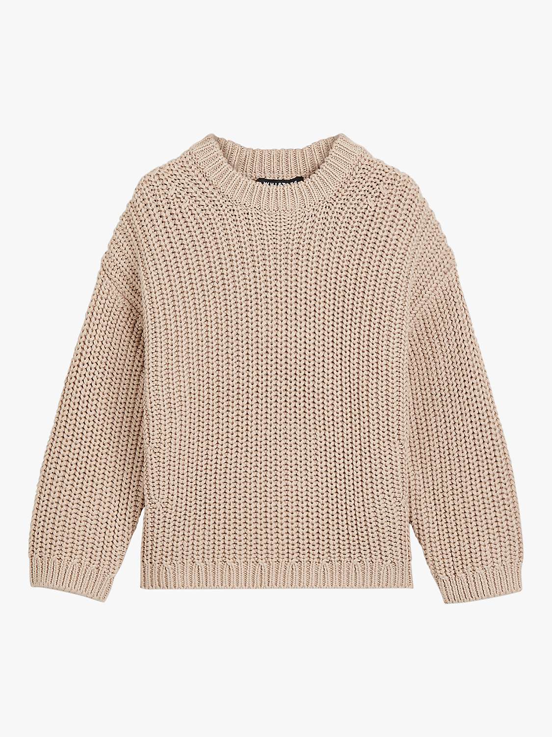 Buy Whistles Kids' Chunky Cotton Rib Knit Jumper Online at johnlewis.com