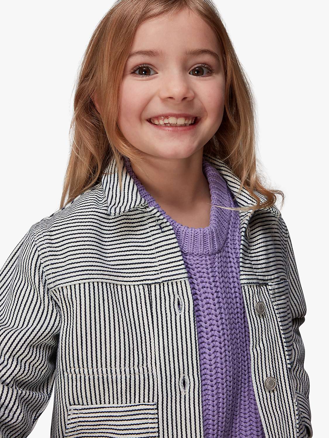 Buy Whistles Kids' Stripe Jacket, Multi Online at johnlewis.com