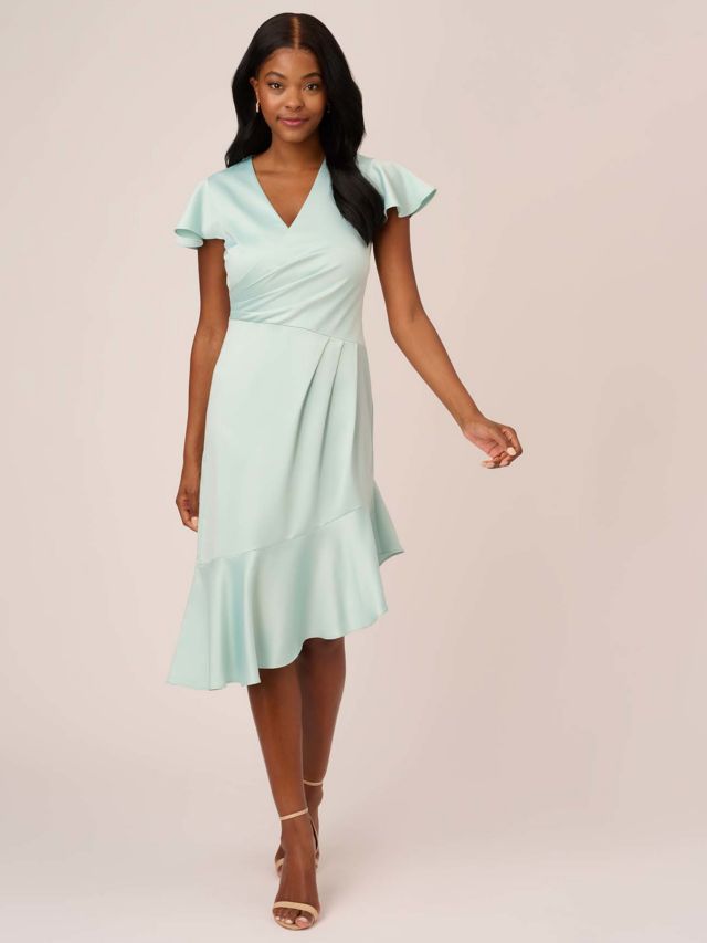 Adrianna papell discount mint green dress