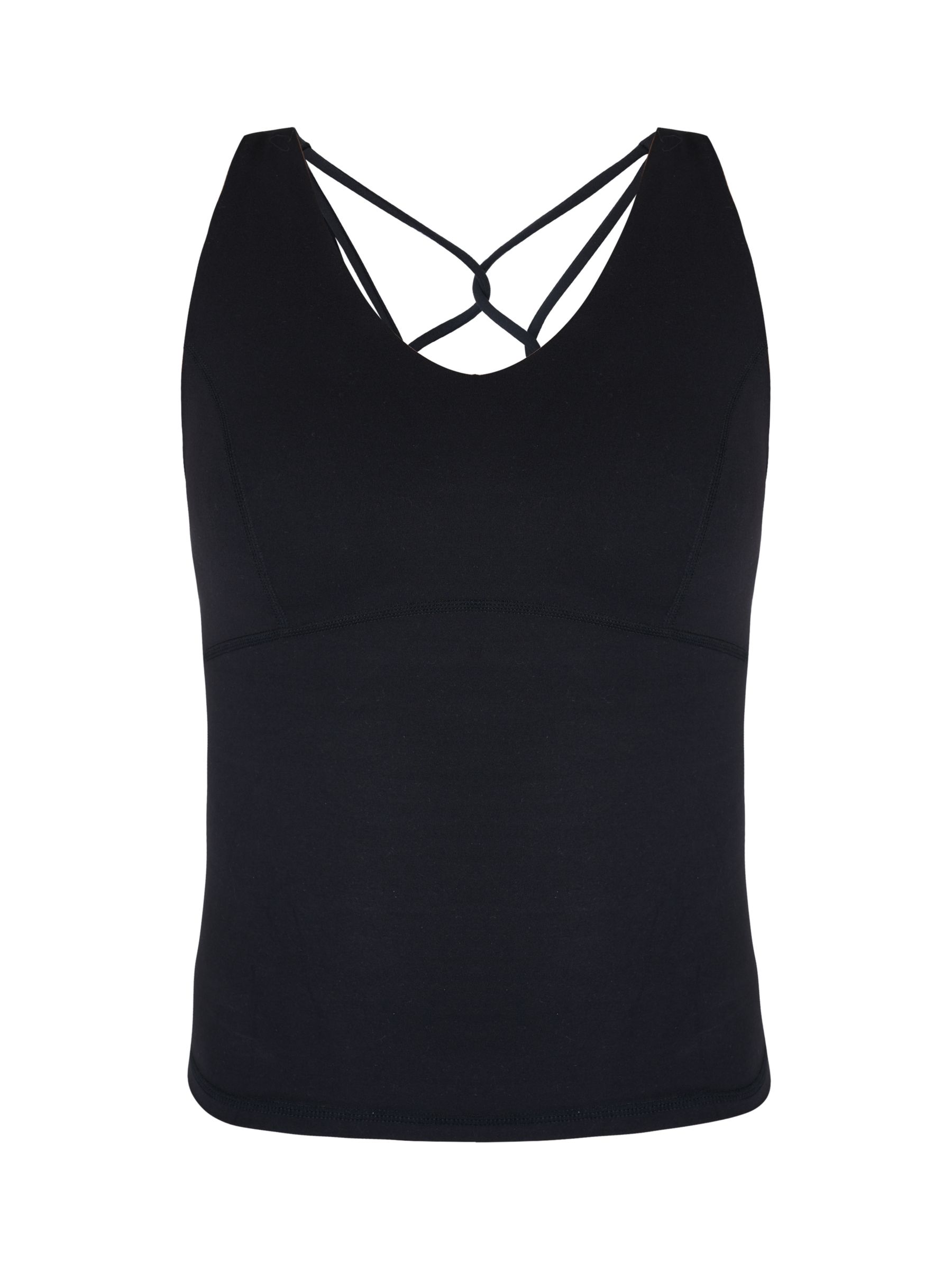 Sweaty Betty Super Strap Tank, Black at John Lewis & Partners