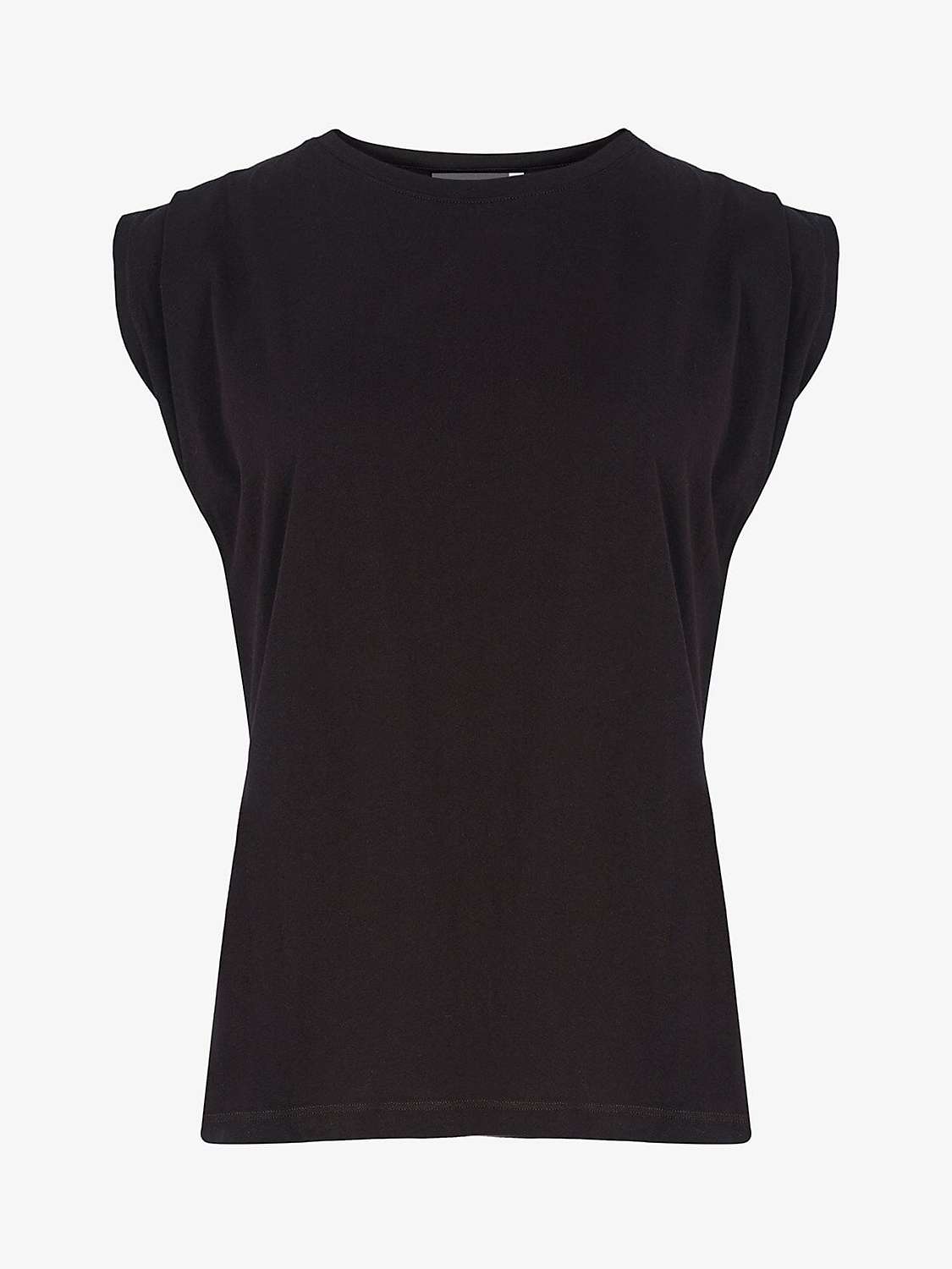 Buy Mint Velvet Cotton Extended Shoulder T-Shirt Online at johnlewis.com