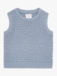 John Lewis ANYDAY Baby Circle Knit Vest, Blue