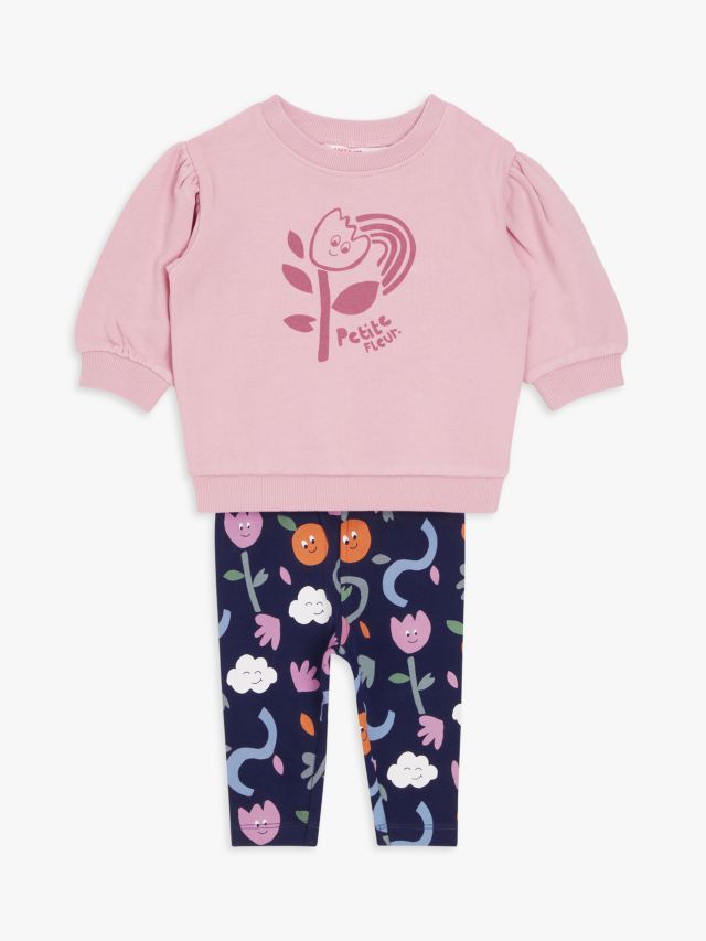 Baby girl jumper clearance and leggings set