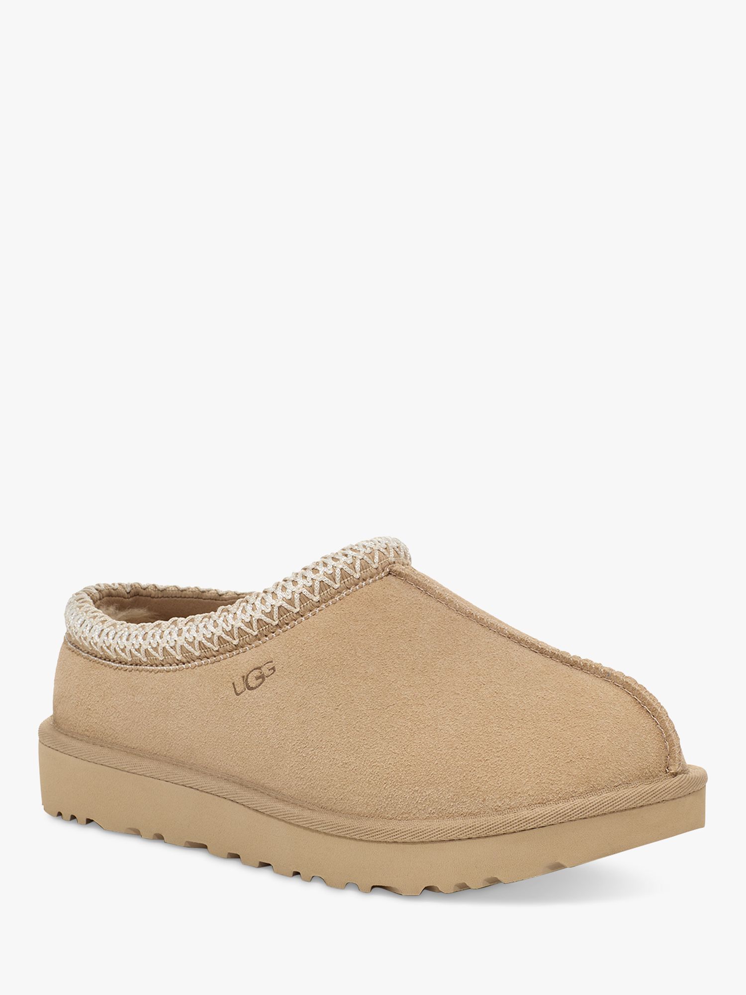 UGG Tasman Sheepskin Slippers, Mustard Seed Beige, 7