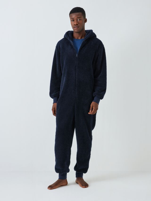 John Lewis ANYDAY Cosy Onesie Navy S