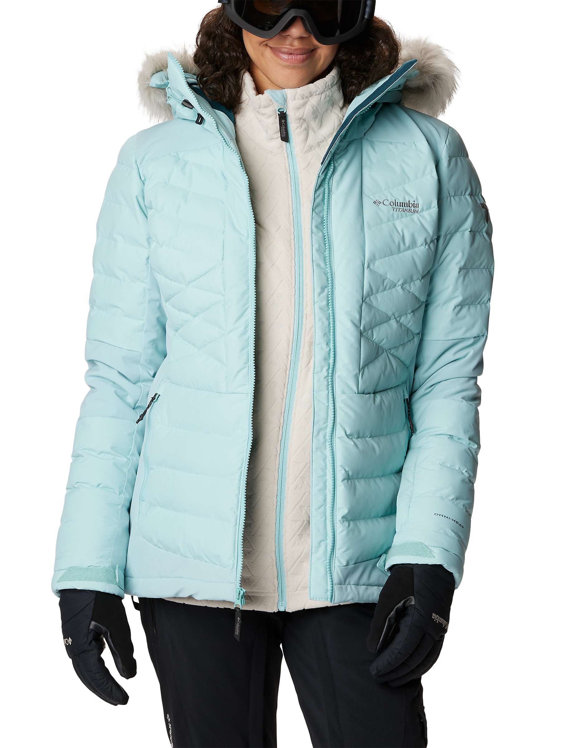 Columbia Women's Bird Mountain™ II Insulated Down Ski Jacket, Aqua Haze ...