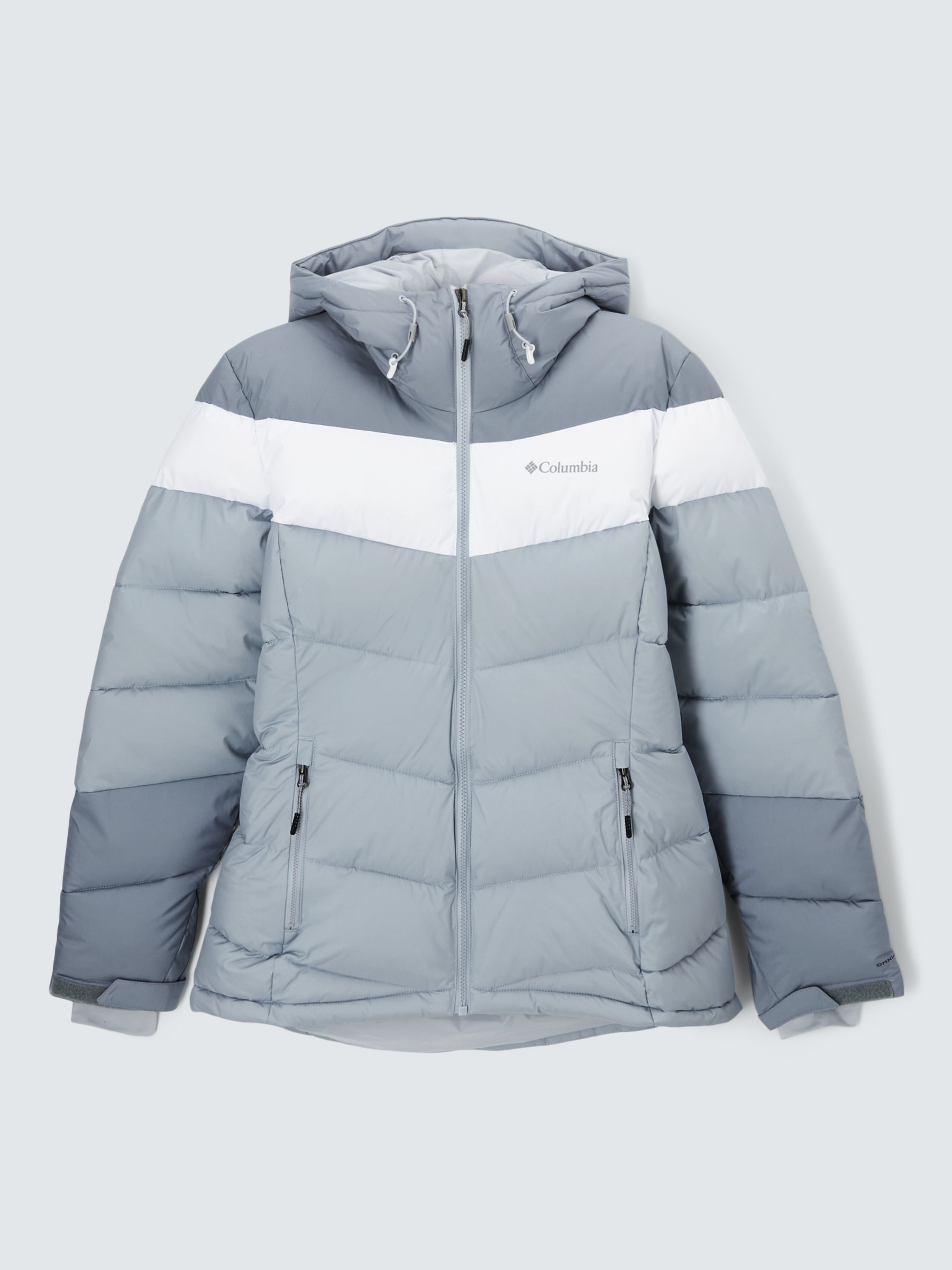 Columbia Abbott Women's Waterproof Ski Jacket, Cirrus Grey/White, S