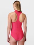 Sweaty Betty Vista High Neck Swimsuit, Glow Pink