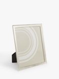 John Lewis Ribbed Photo Frame, Silver Plated