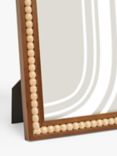 John Lewis Beaded Pine Wood Photo Frame, Natural