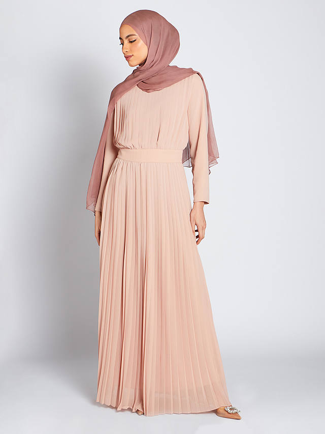 Aab Pleat Maxi Dress, Pink