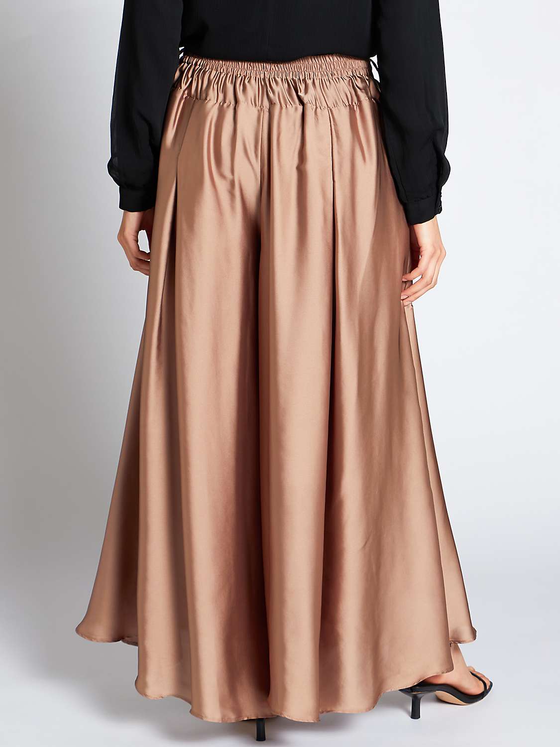 Buy Aab Satin Flare Trouser Online at johnlewis.com