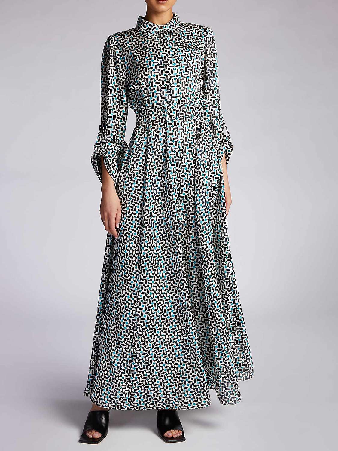 Buy Aab Topax Maxi Dress, Blue Online at johnlewis.com