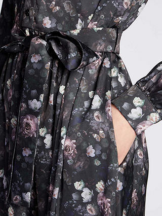 Aab Floral Maxi Dress, Black