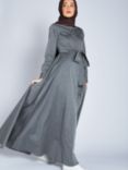 Aab Cotton Blend Maxi Dress, Grey