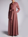 Aab Shirted Maxi Rosy Dress, Pink