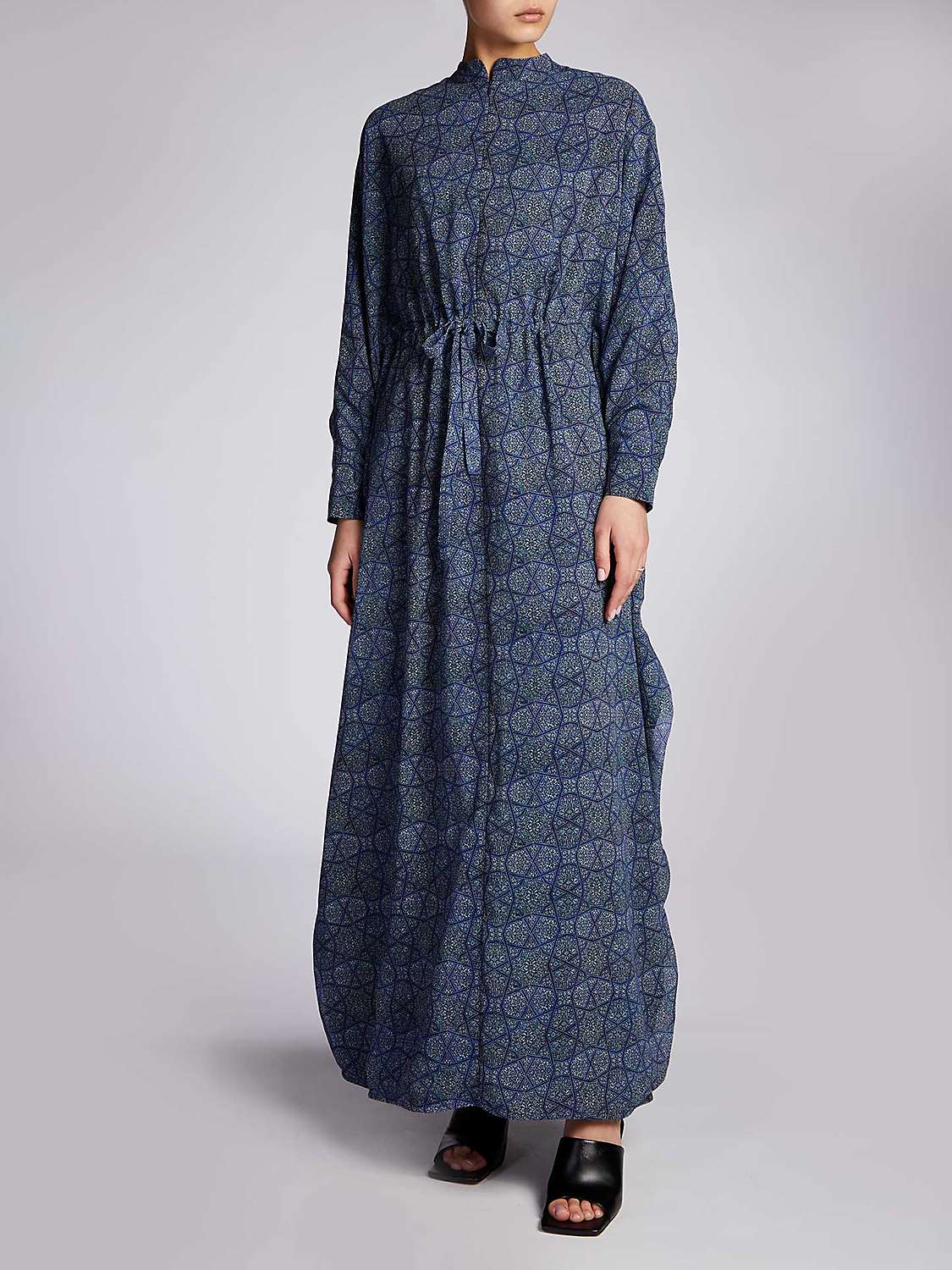 Buy Aab Fasayfsa Kaftan Maxi Dress, Blue Online at johnlewis.com