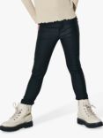 ONLY Kids' Coated Rock Skinny Trousers, Black
