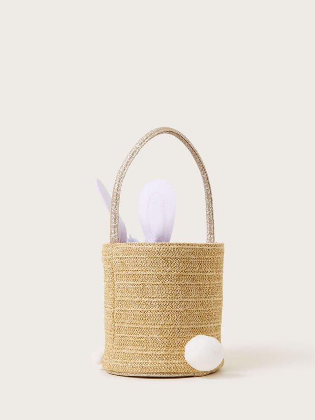 John Lewis & Partners Decorative Easter Straw Rabbit, Natural