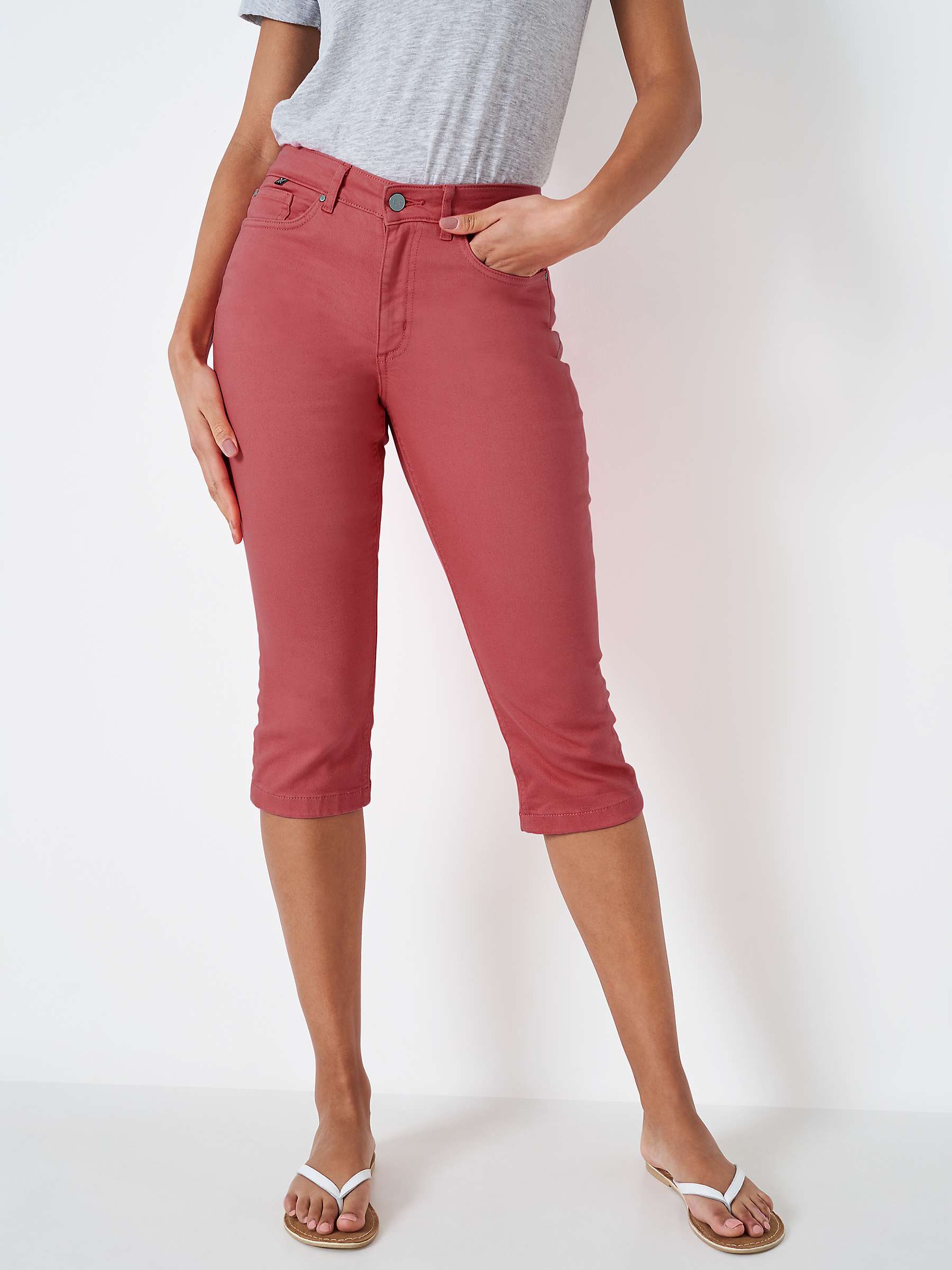 Buy Crew Clothing Mia Cropped Trousers Online at johnlewis.com