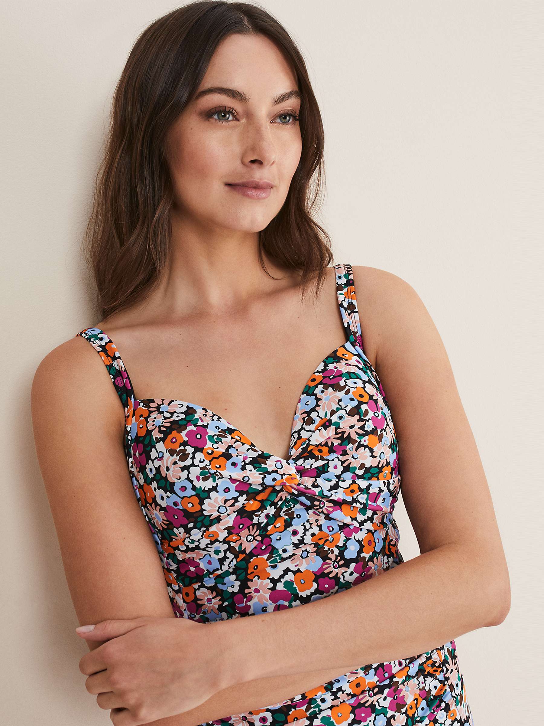 Buy Phase Eight Daphne Ditsy Floral Swimsuit, Multi Online at johnlewis.com