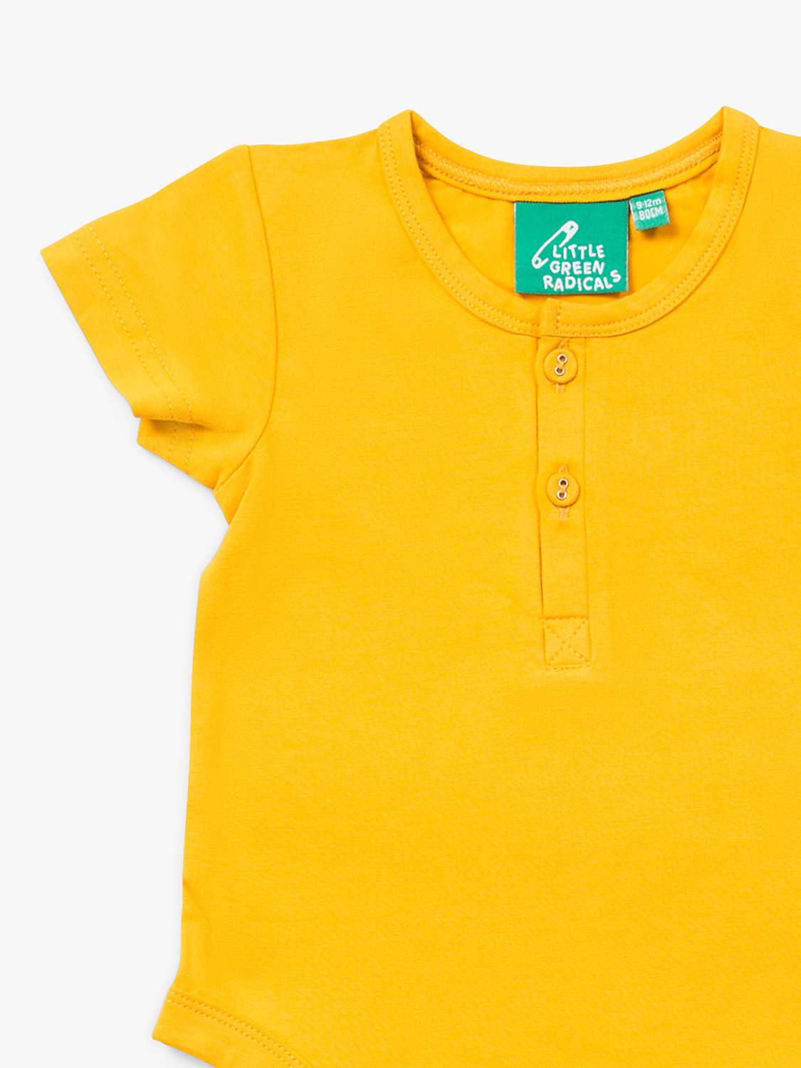 Buy Little Green Radicals Baby Organic Cotton Short Sleeve Bodysuit Online at johnlewis.com