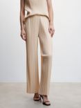 Mango Athens Pleated Wide Leg Trousers