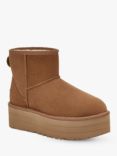 UGG Class Mini Suede Flatform Ankle Boots