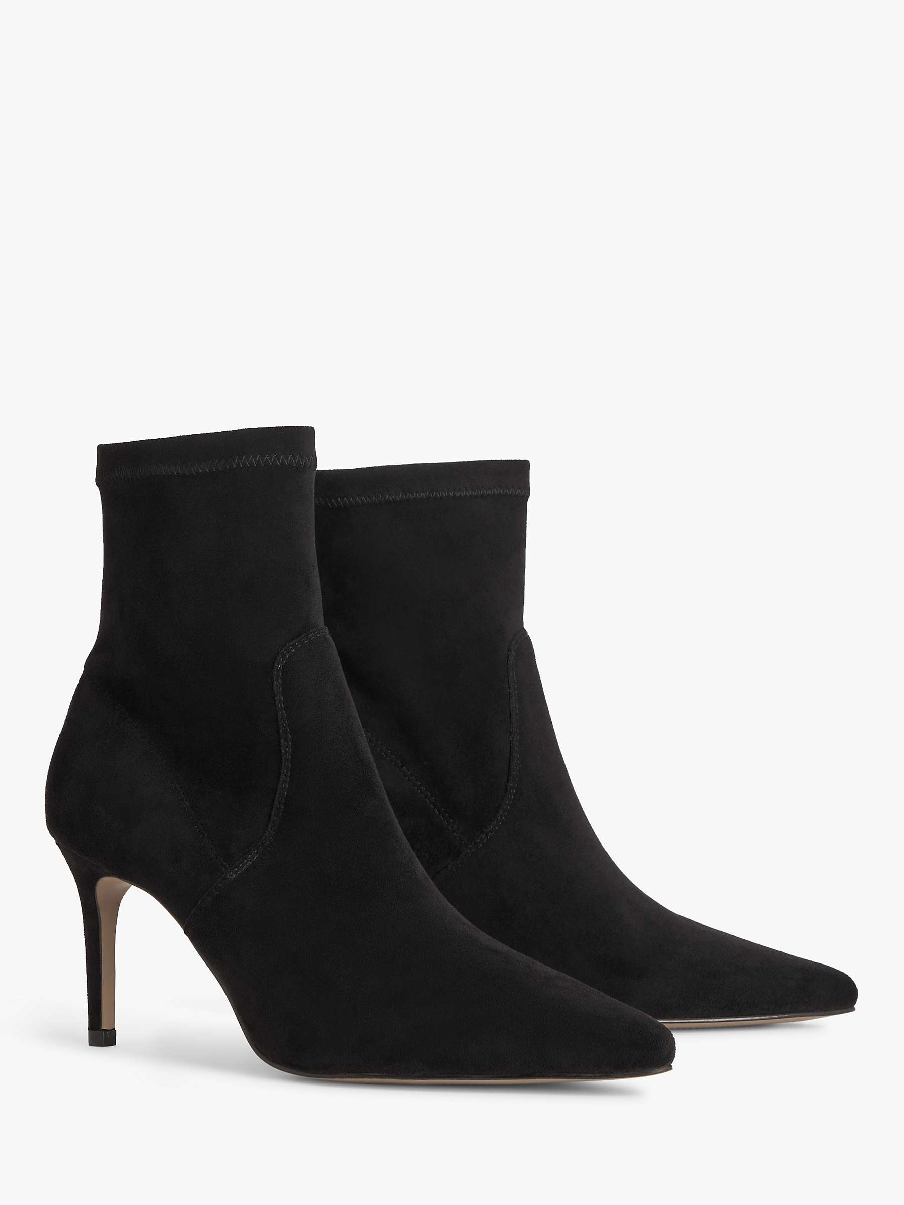 Buy John Lewis Olivia Microfibre Stretch Stiletto Heel Ankle Boots Online at johnlewis.com