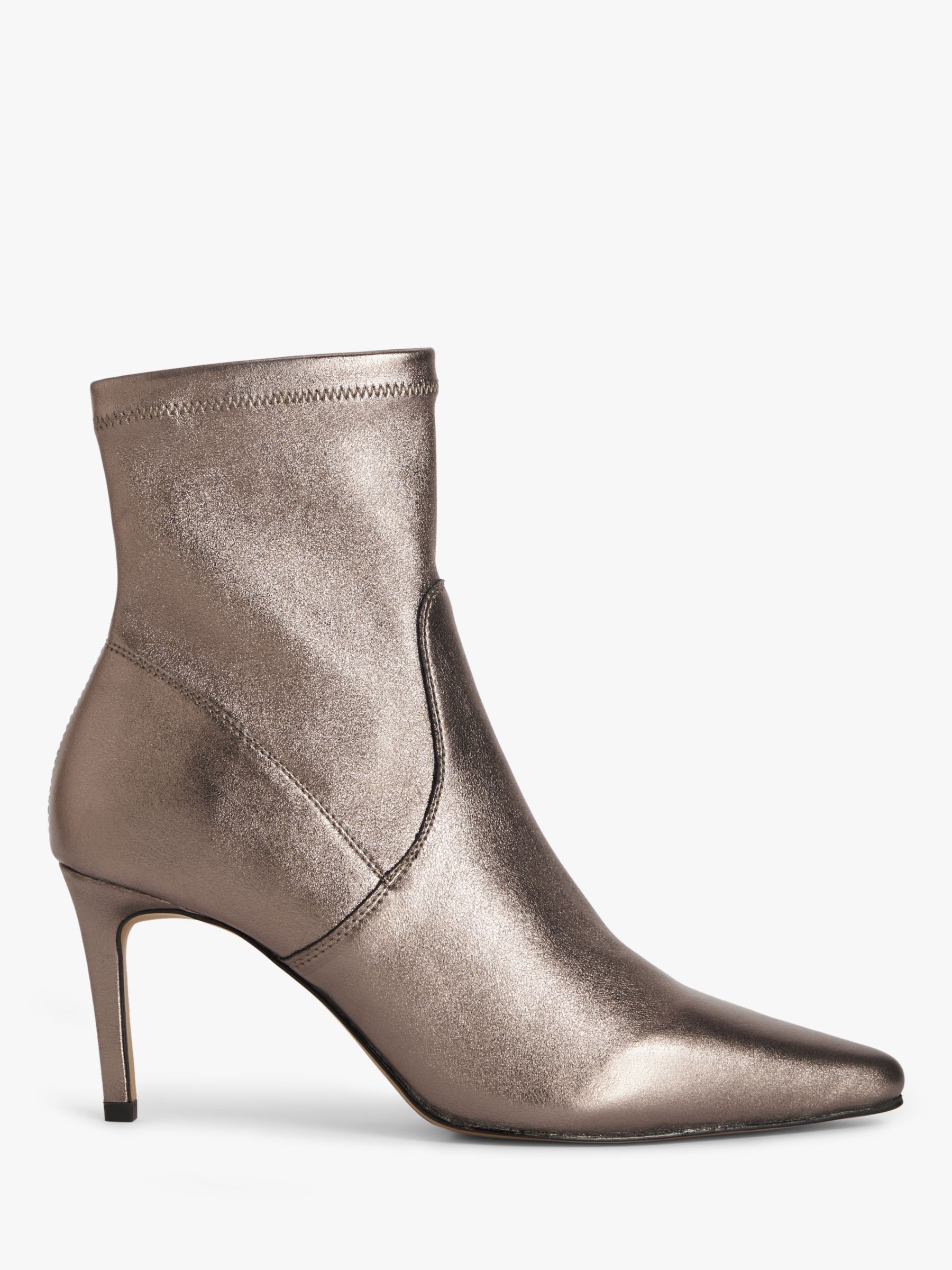 Buy John Lewis Olivia Microfibre Stretch Stiletto Heel Ankle Boots Online at johnlewis.com
