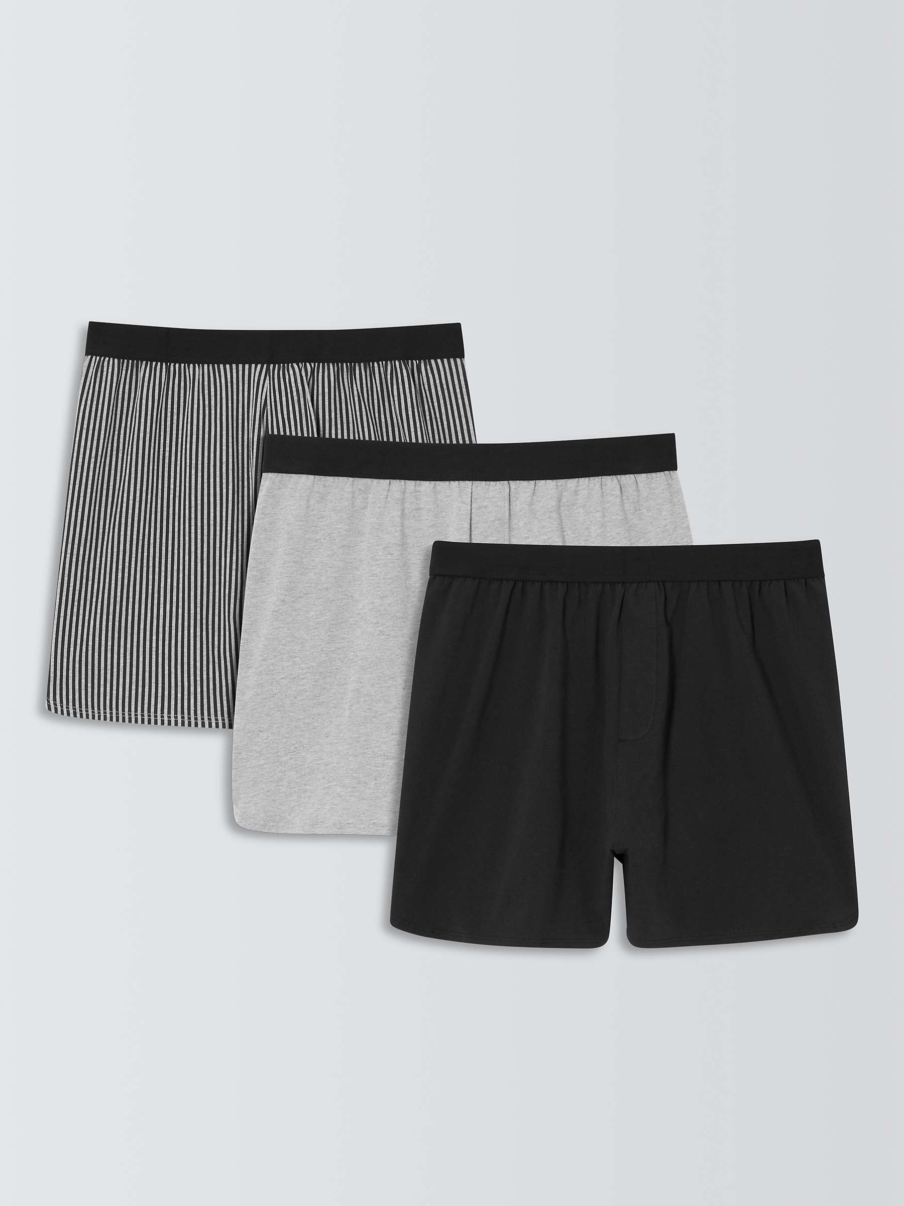 Buy John Lewis ANYDAY Stretch Cotton Trunks, Pack of 3 Online at johnlewis.com