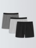 John Lewis ANYDAY Stretch Cotton Jersey Boxers, Pack of 3