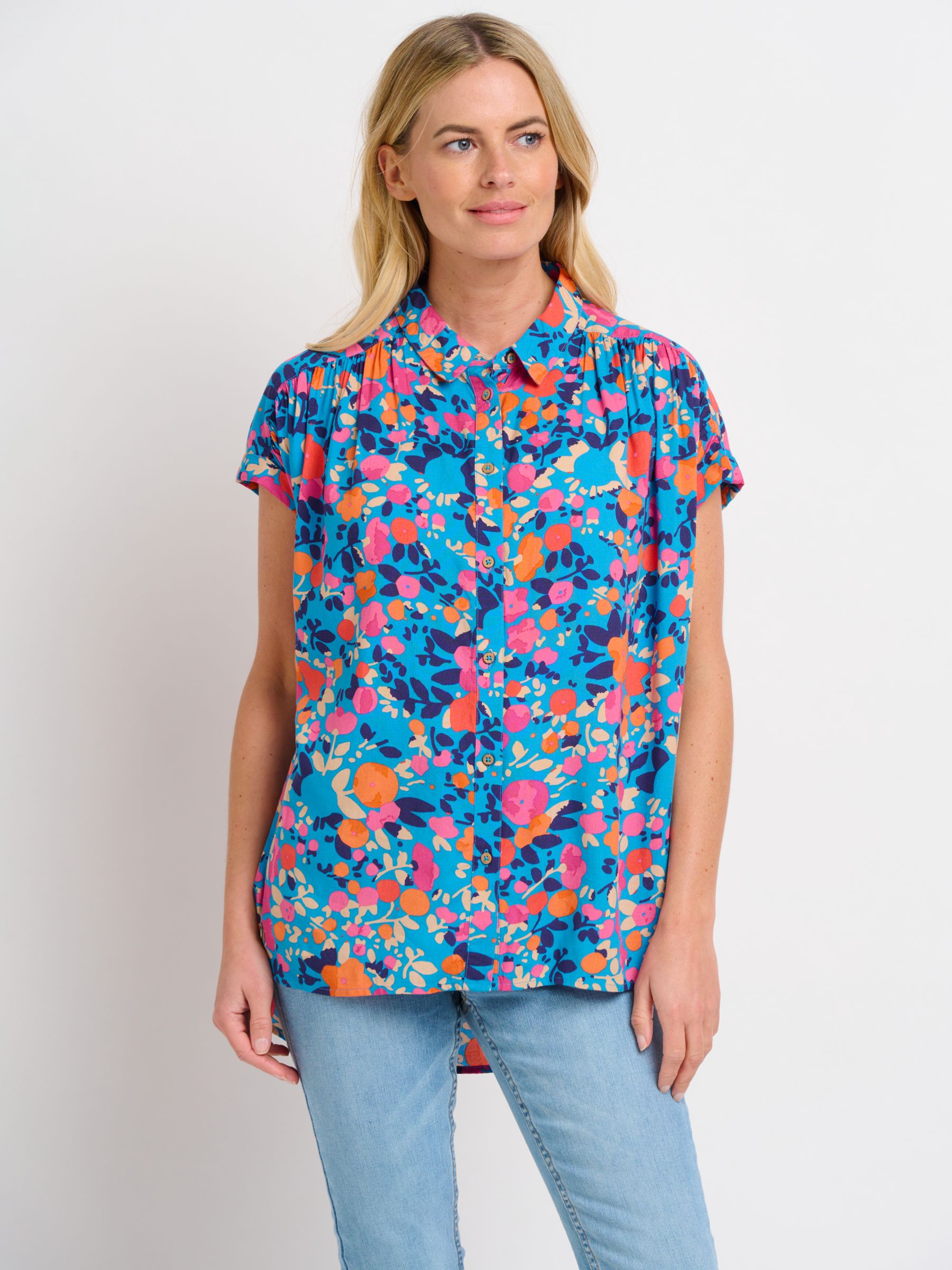 Brakeburn Bloom Floral Shirt, Multi at John Lewis & Partners