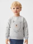 Mango Baby Bear Sweatshirt, Grey