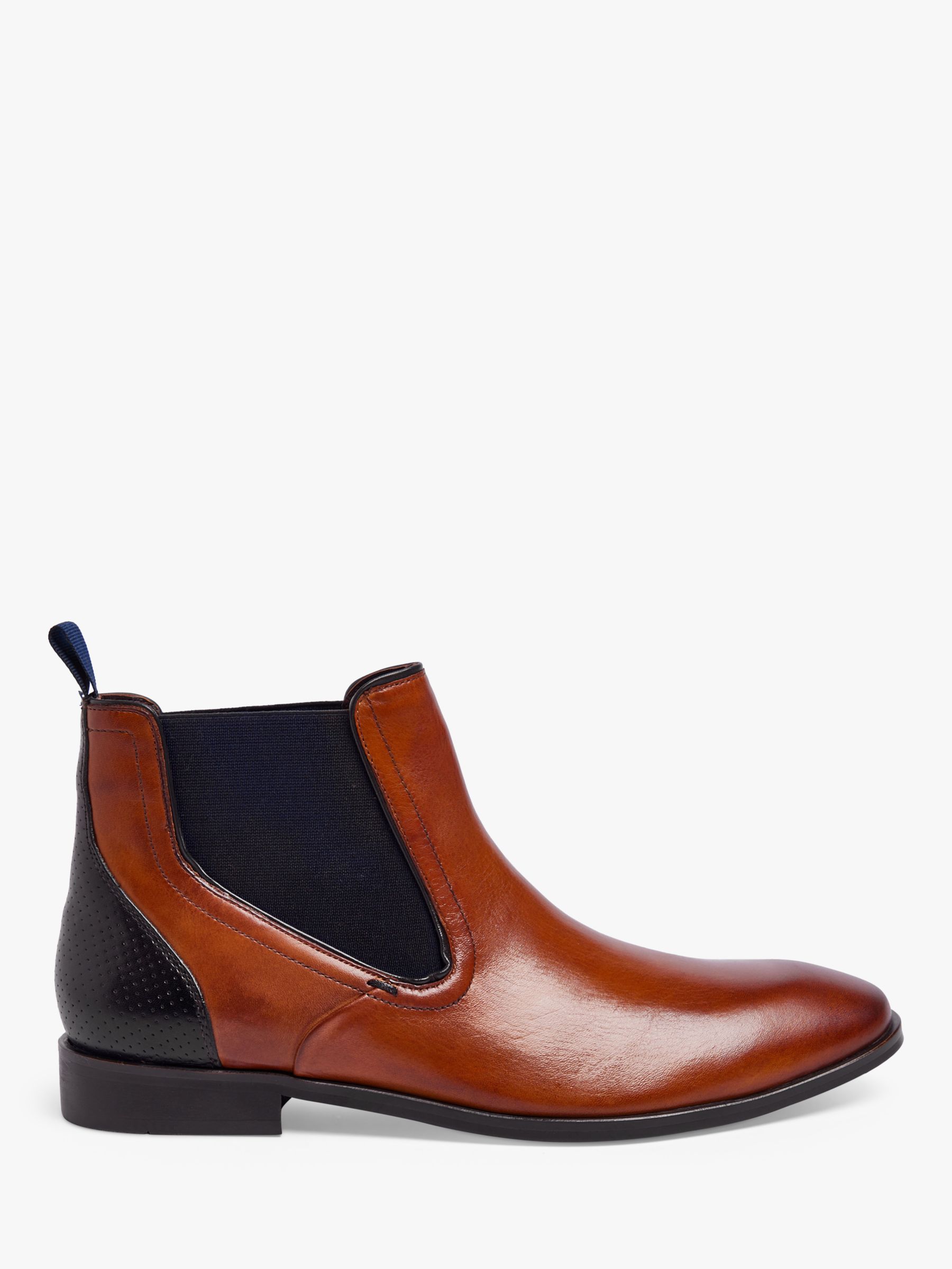 Selected Louis Leather Chelsea Boots Cognac