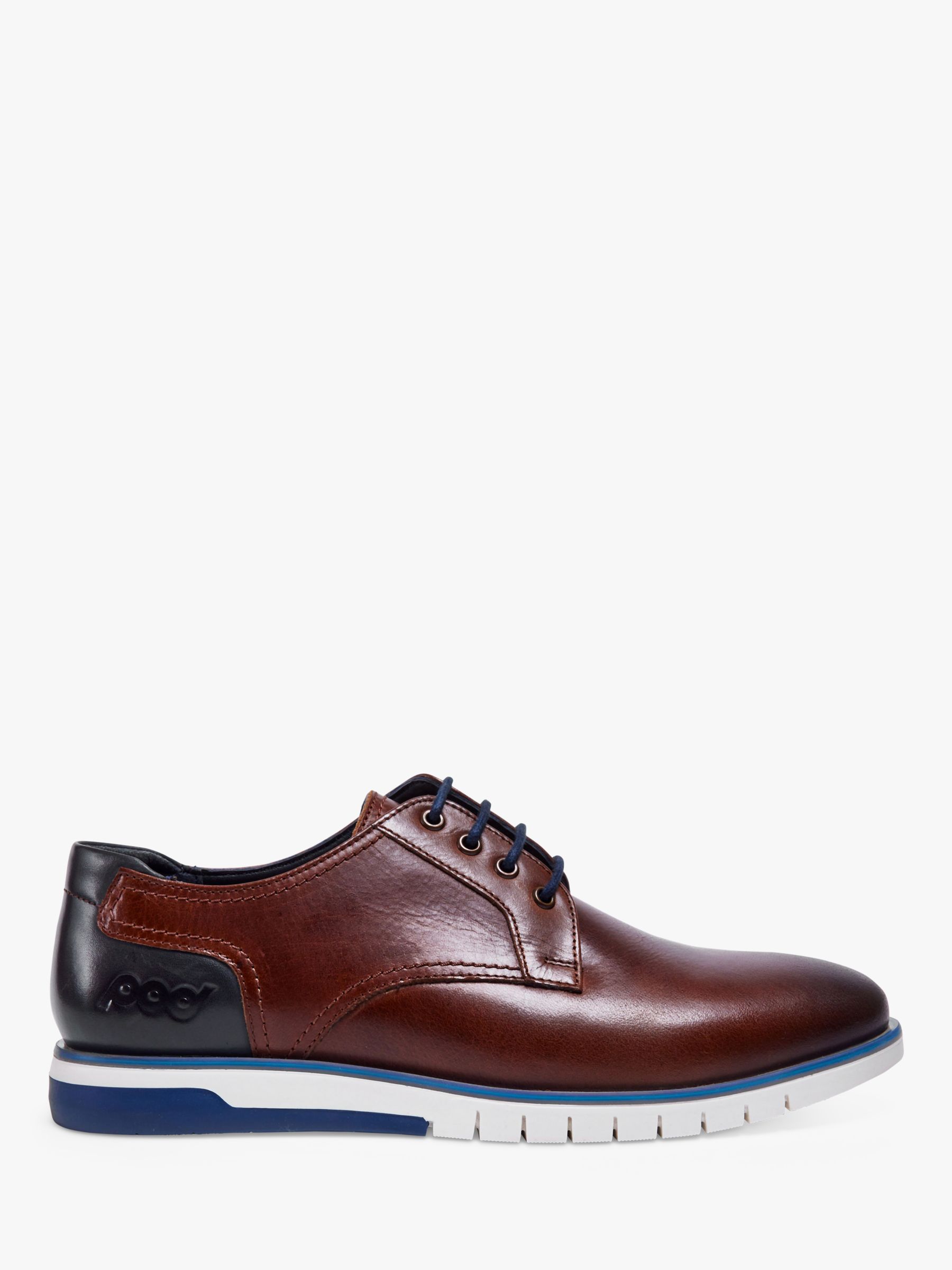 Pod Cillian Casual Leather Shoe, Brown at John Lewis & Partners