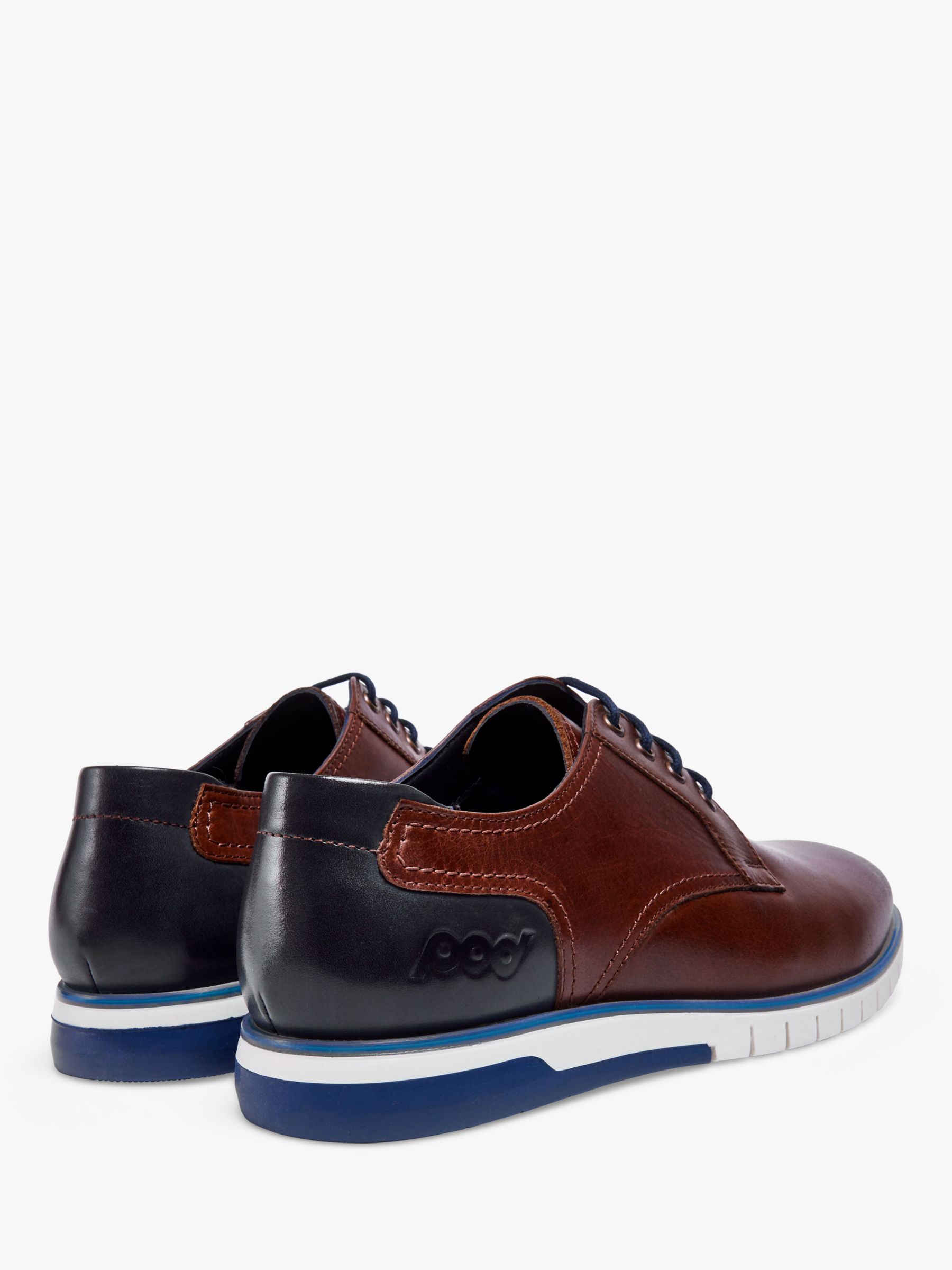 Pod Cillian Casual Leather Shoe, Brown at John Lewis & Partners