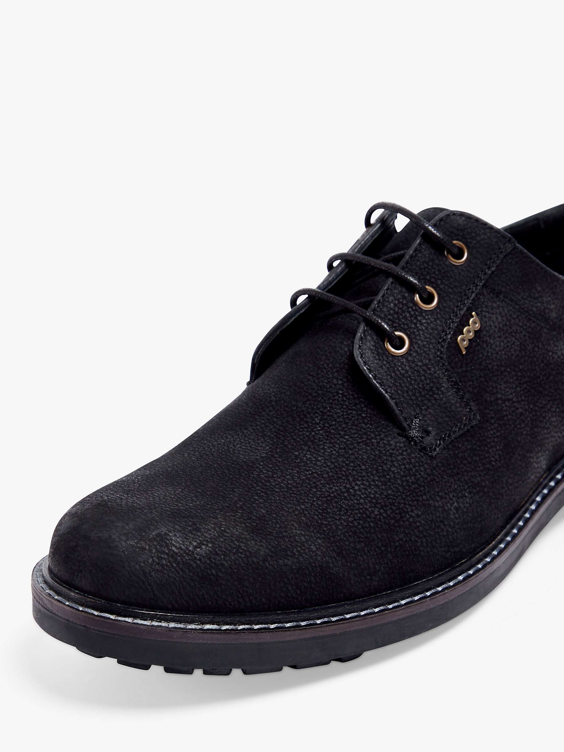 Buy Pod Samuel Derby Shoes, Black Online at johnlewis.com