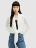 AllSaints Wasson Pirate Wrap Wool Cardigan, Chalk White