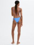 Mango Paris Tie Side Bikini Bottoms, Mid Blue