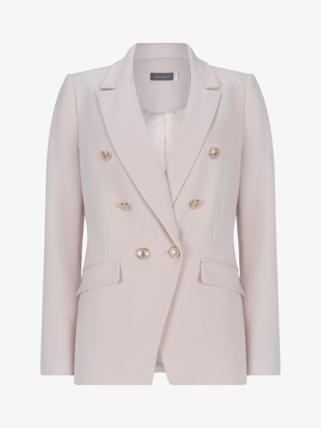 Baby pink military blazer sale