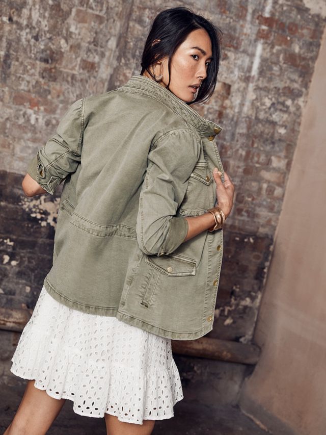 Mint velvet shop khaki parka