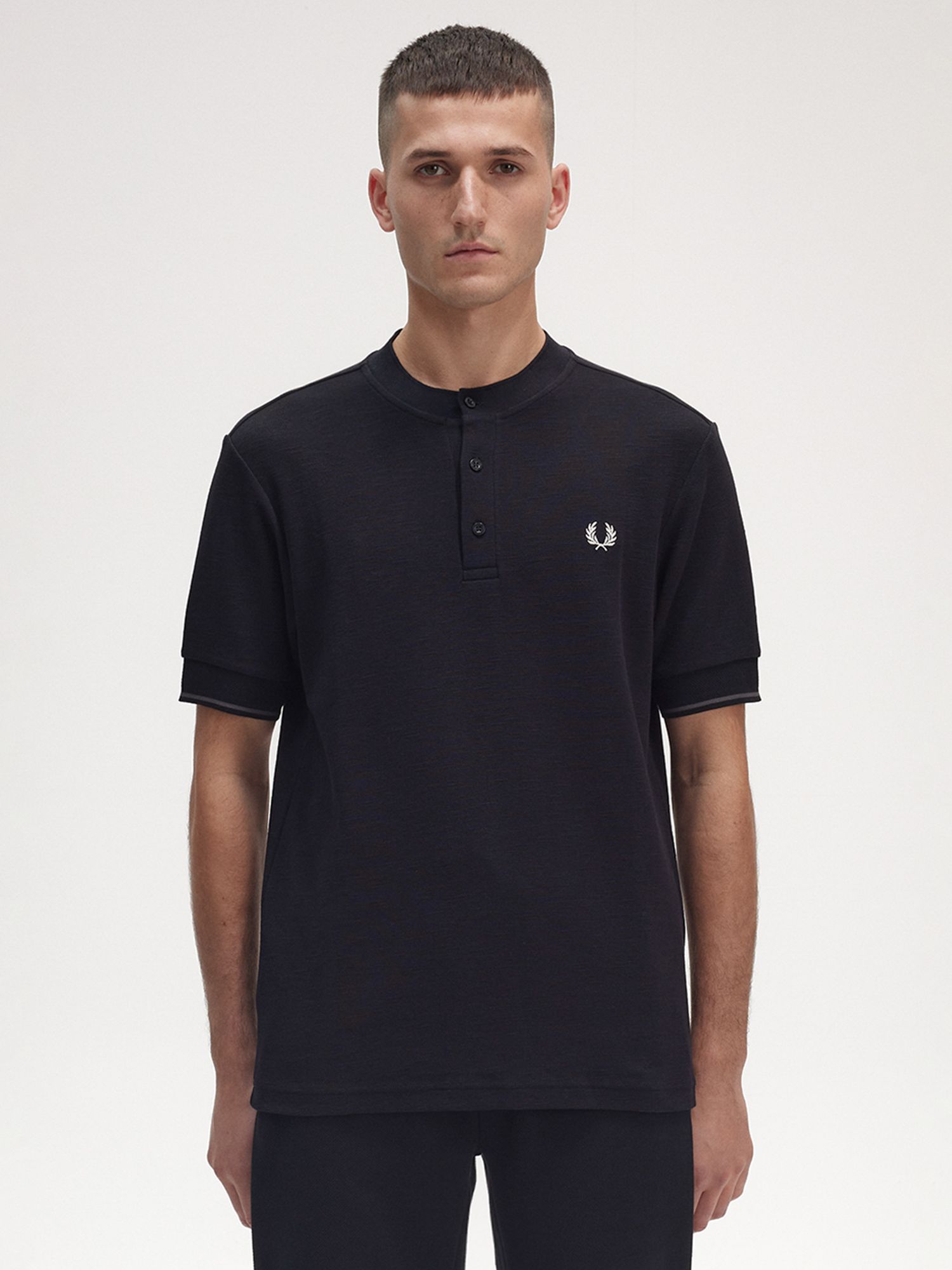 Fred Perry Short Sleeve Henley Top