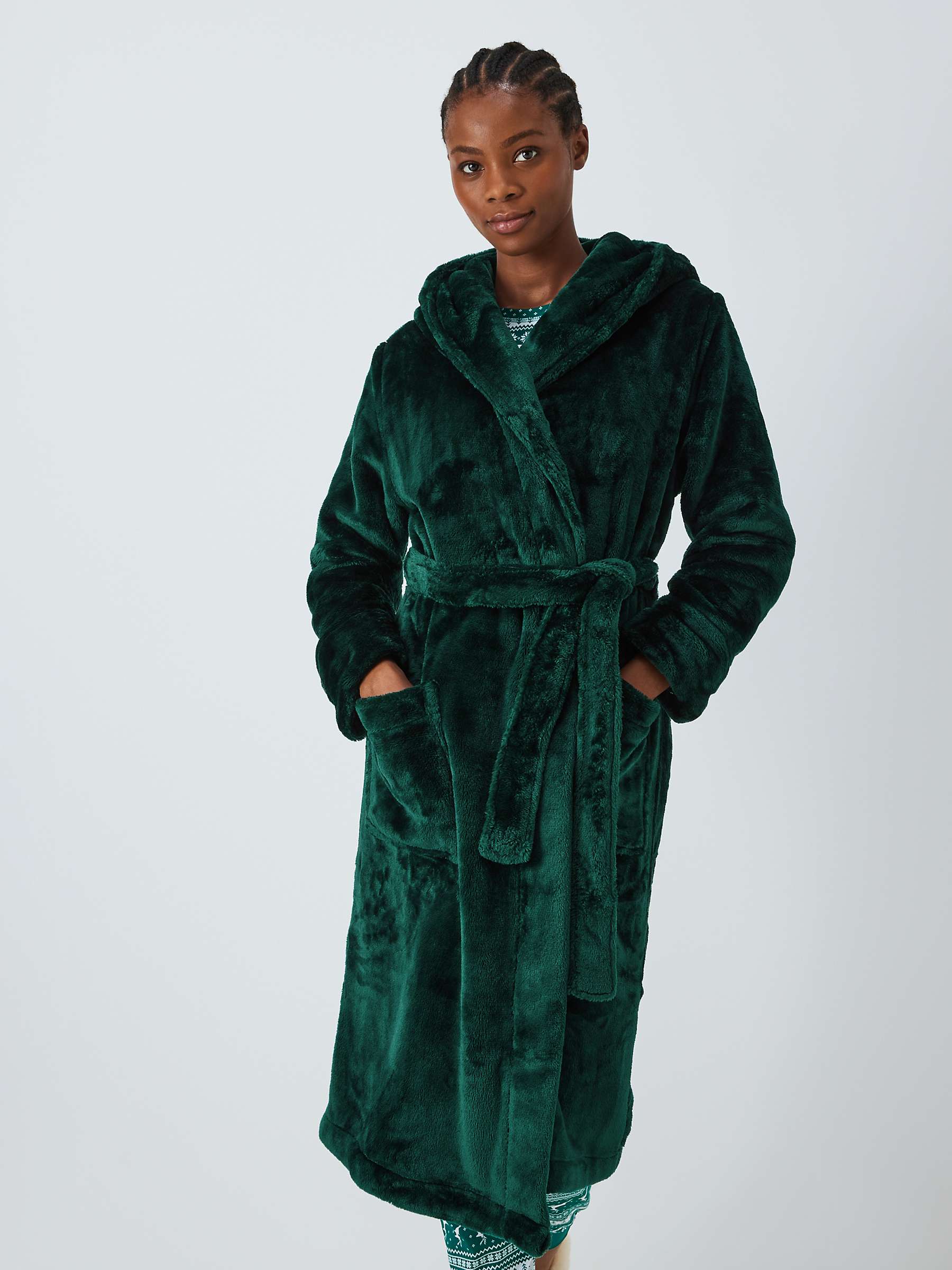 Buy John Lewis Cece Shimmer Fleece Dressing Gown Online at johnlewis.com